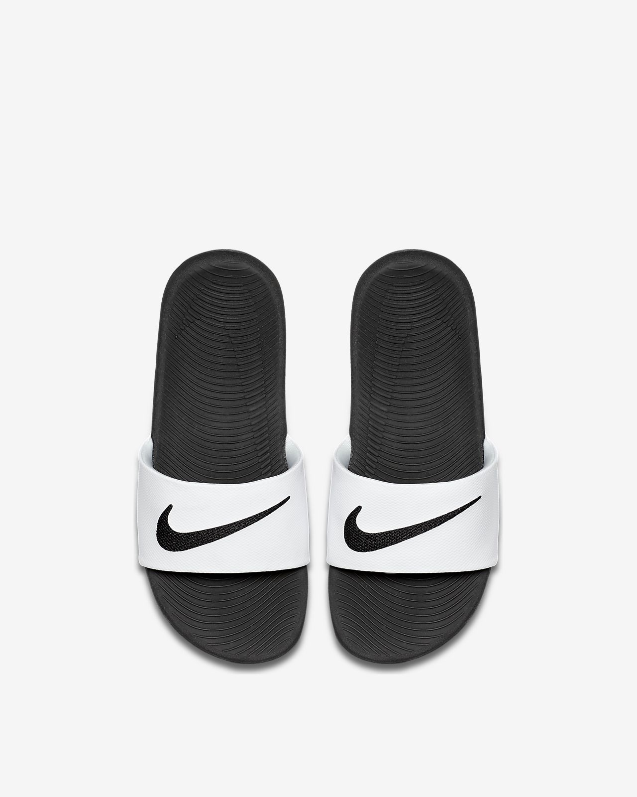 Slippers Nike Kawa Wit voor Kind 819352 100 EKINSPORT