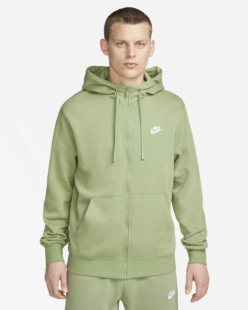 Felpa zip top nike verde