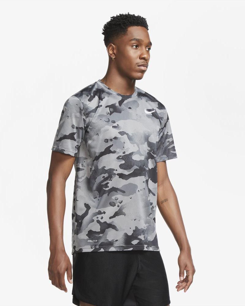 Nike grey cheap camo shirt