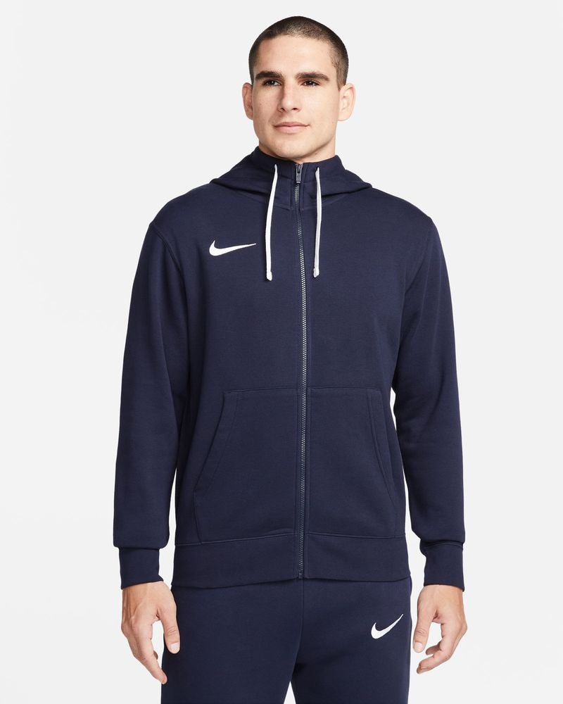 navy blue nike zip up