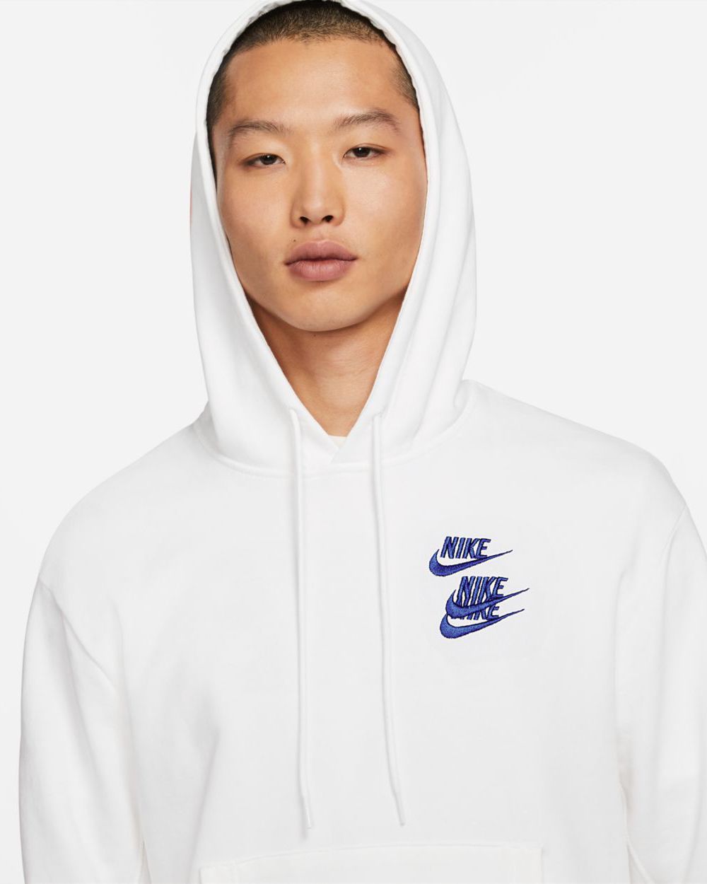 Pull blanc nike outlet