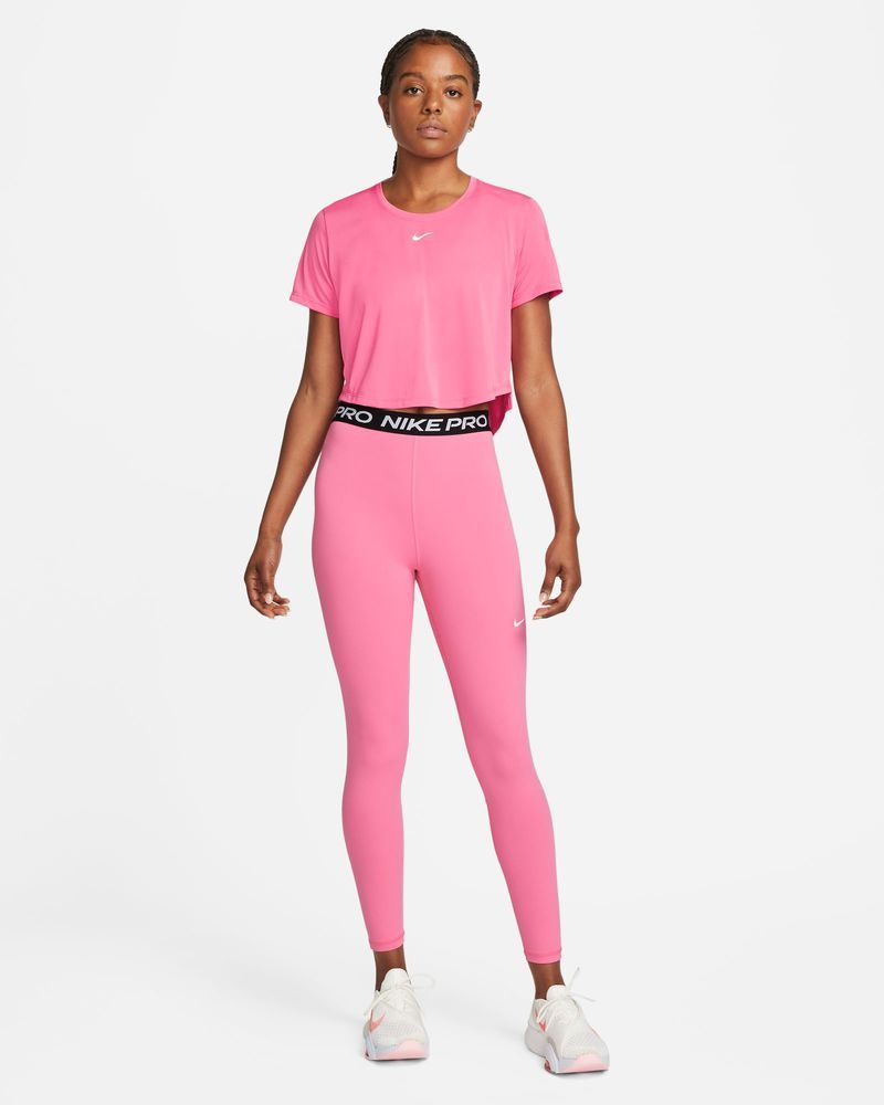 Pink nike store crop