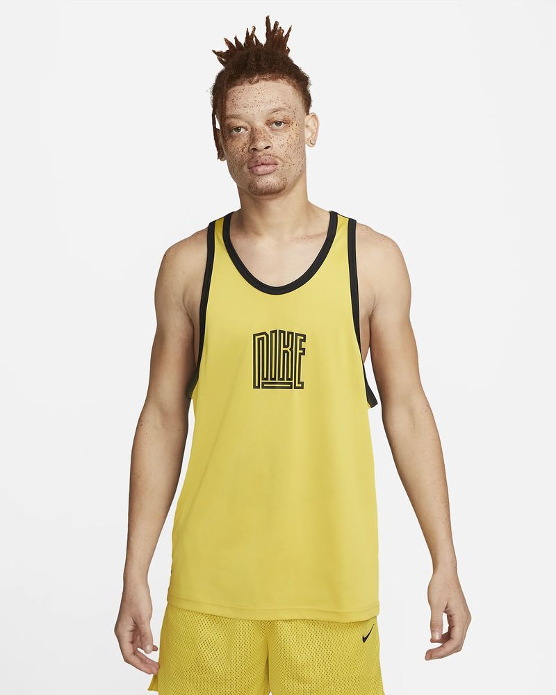 Debardeur Homme Nike M NK DF FAST SINGLET Jaune Sport 2000