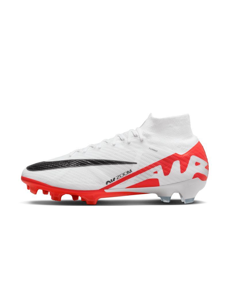 Chaussures de football Nike Mercurial Superfly 9 Elite FG Rouge & Blanc  pour homme