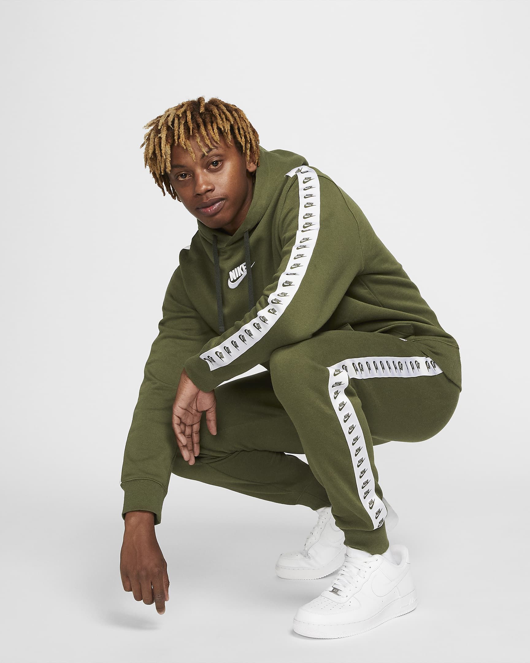 Survetement nike taped discount homme