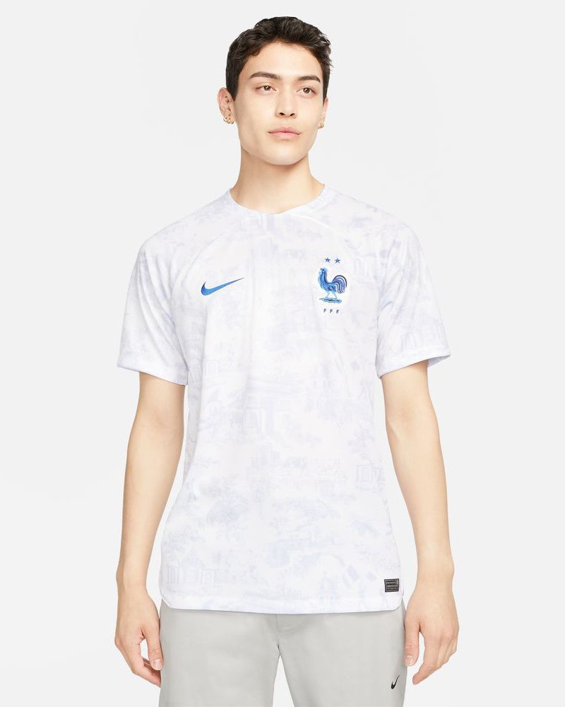 Men s FFF 2022 23 Stadium Away Jersey DN0688 100 White EKINSPORT