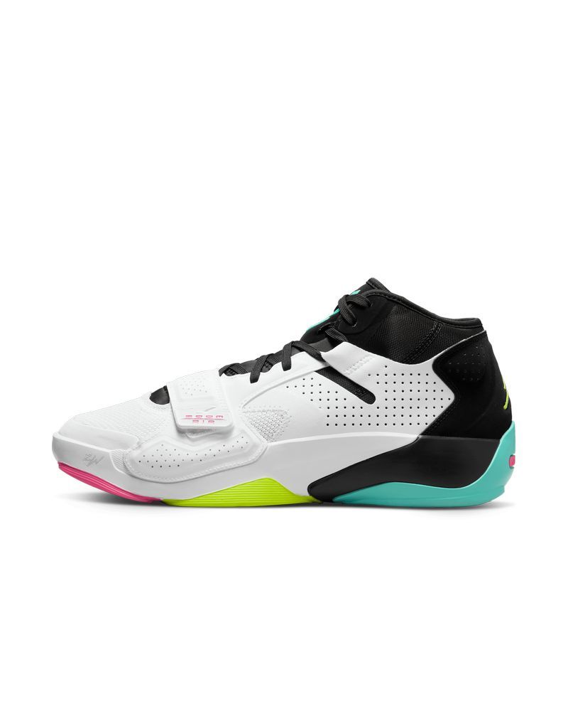 Chaussures Jordan Zion 2 pour Homme DO9161 107 Blanc Noir