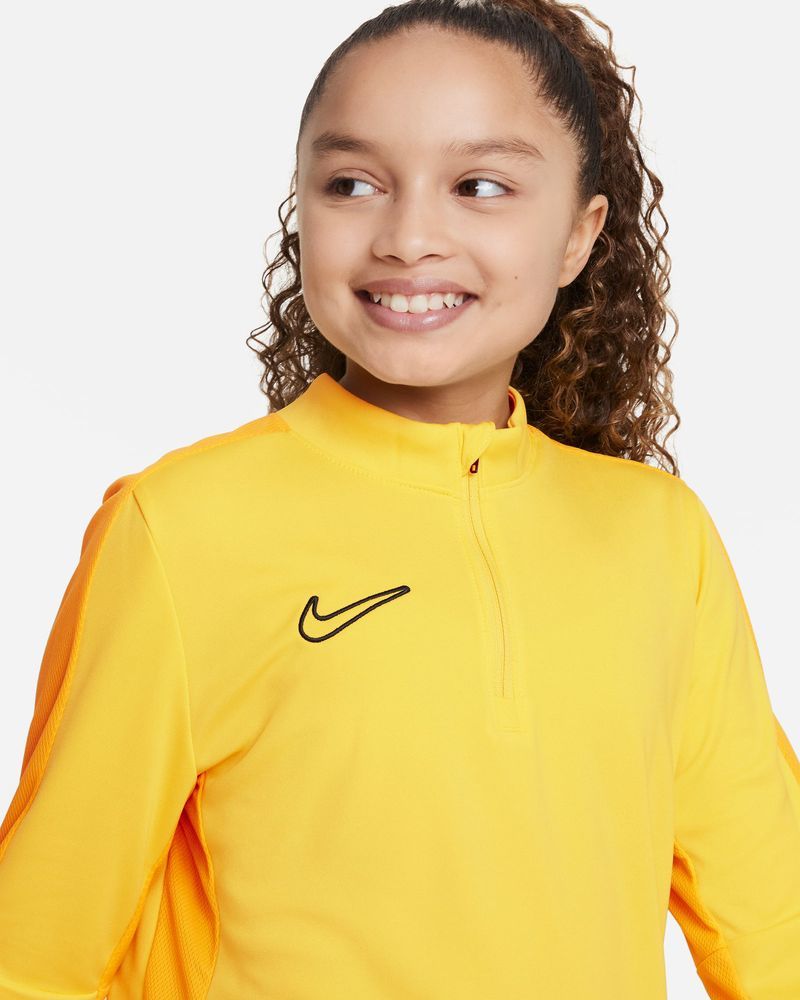 Felpa Nike Dri Fit Academy 23 Kids DR1356 719 Giallo e oro