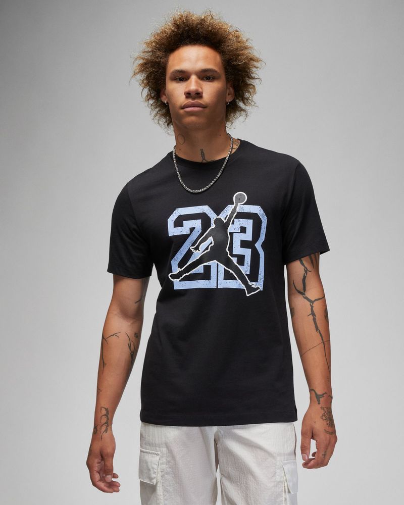 Men s Jordan Flight Essentials Black T Shirt FB7394 010 EKINSPORT