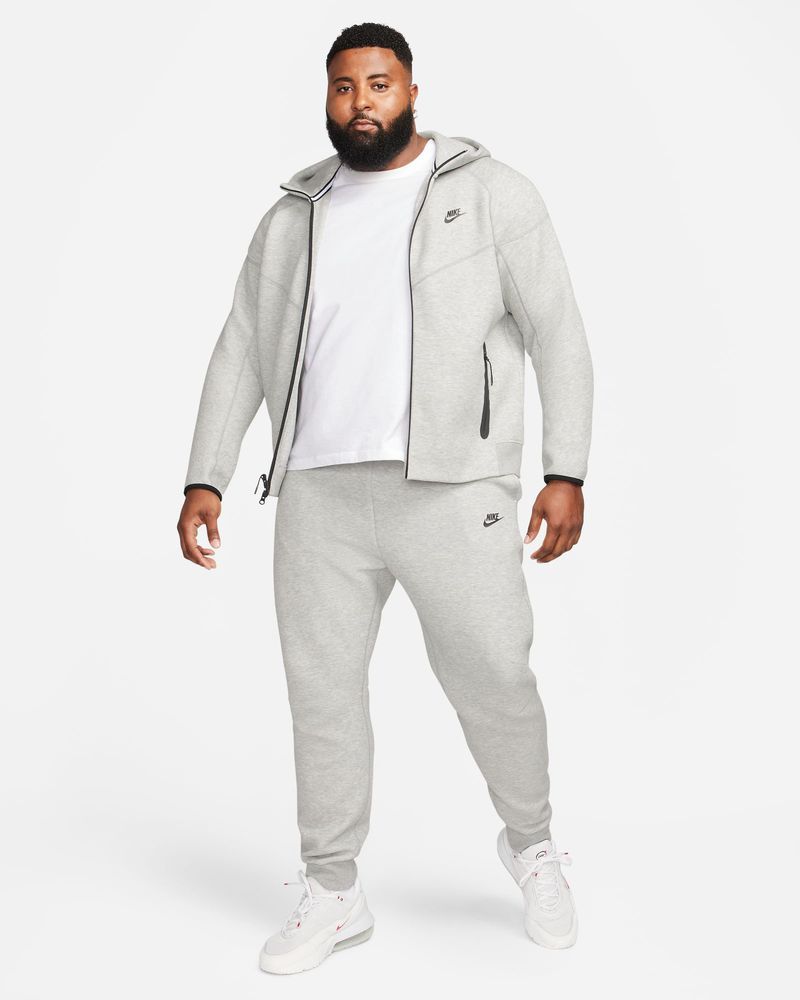 Men's Nike Tech Fleece Windrunner Grey Zip Hoodie