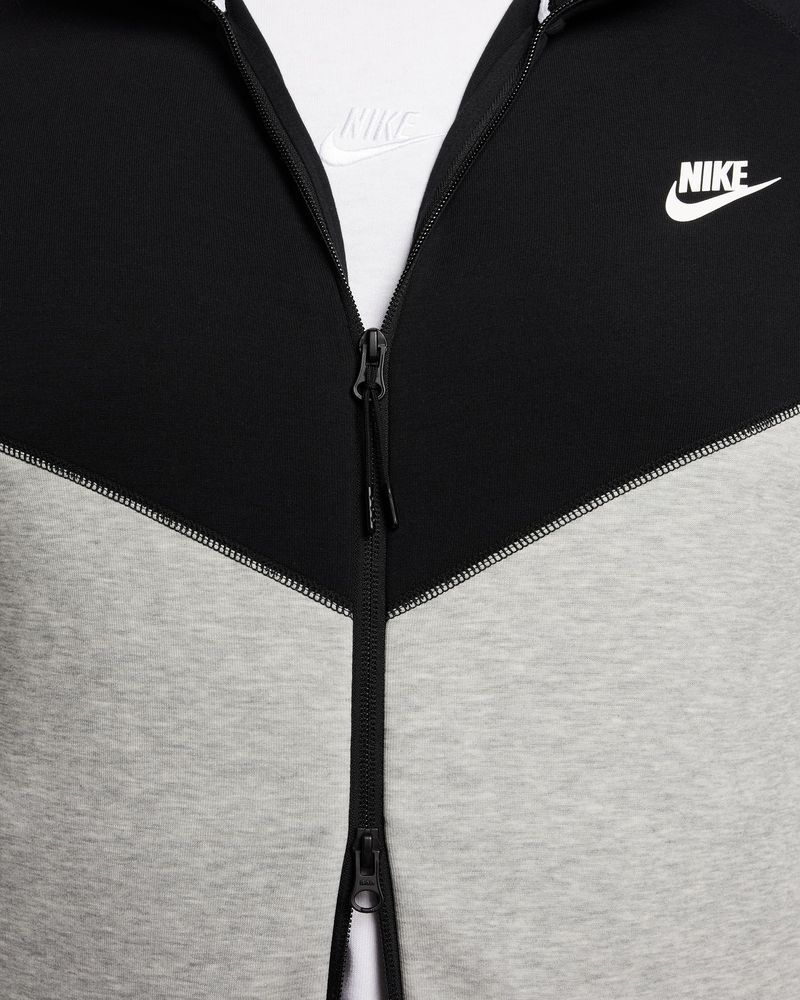 Grey and black hotsell nike tech fleece