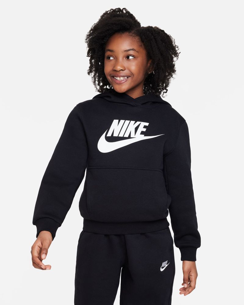 Fleece - EKINSPORT Sportswear Nike Club Schwarz | für Kapuzensweatshirt Kinder FD2988-010