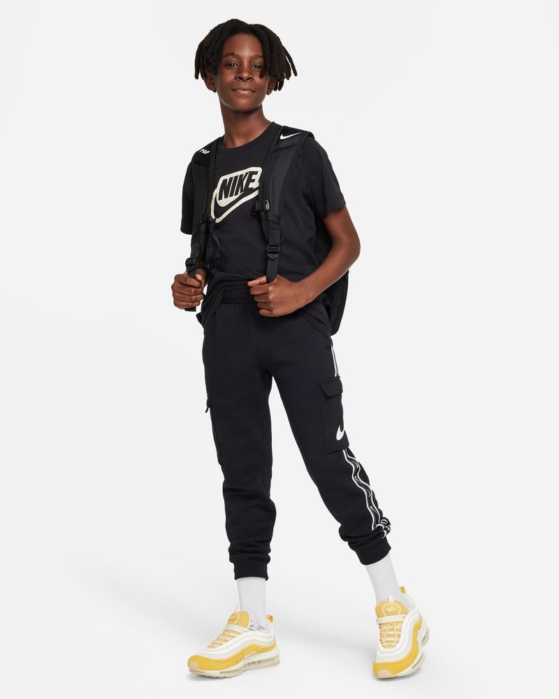 Nike Sportswear Children s T Shirt Black FD3189 010 EKINSPORT