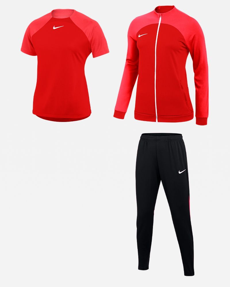 Red nike sales jogging suit womens