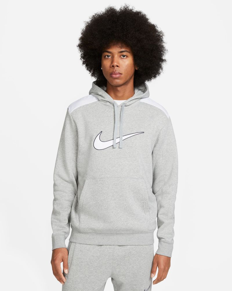Grey nike new arrivals sweatpants and hoodie