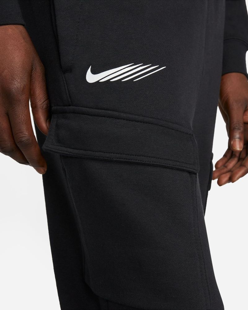 Men s Nike Sportswear Standard Issue Fleece Cargo Black Pants