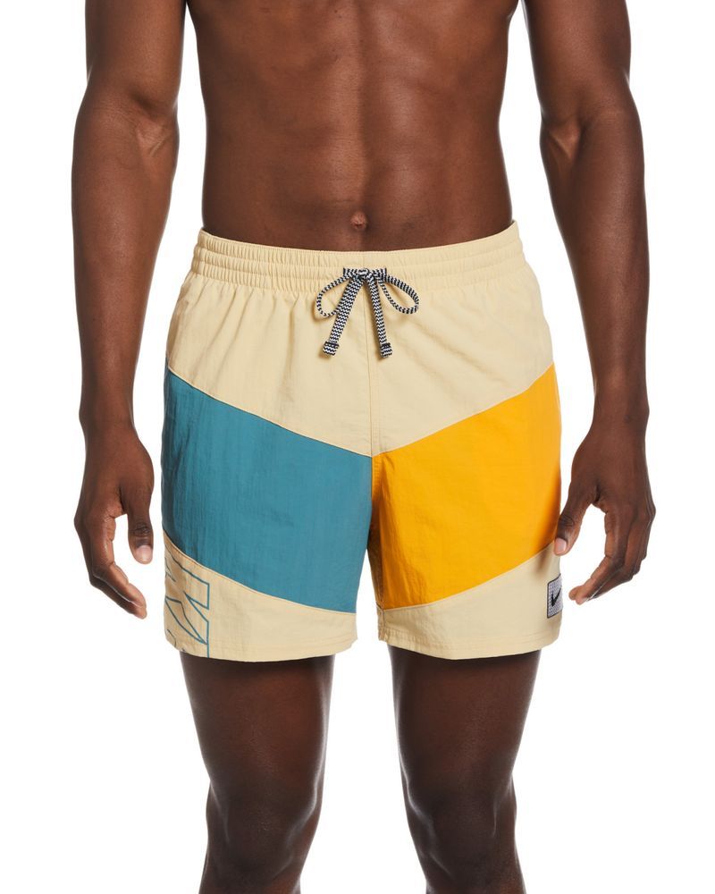 Yellow nike cheap swim trunks