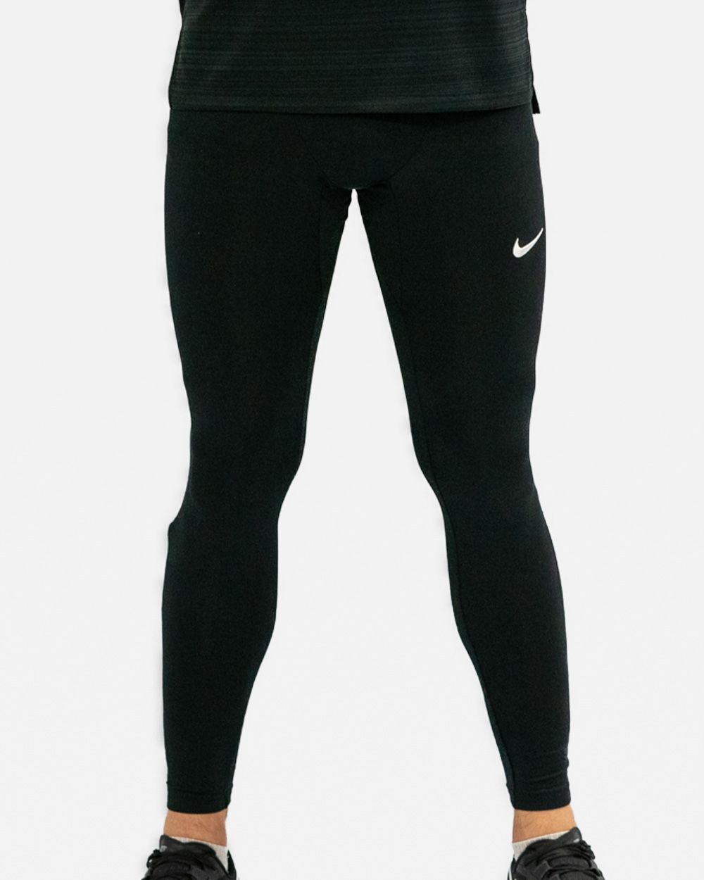 Legging sport homme athlétique noir bleu