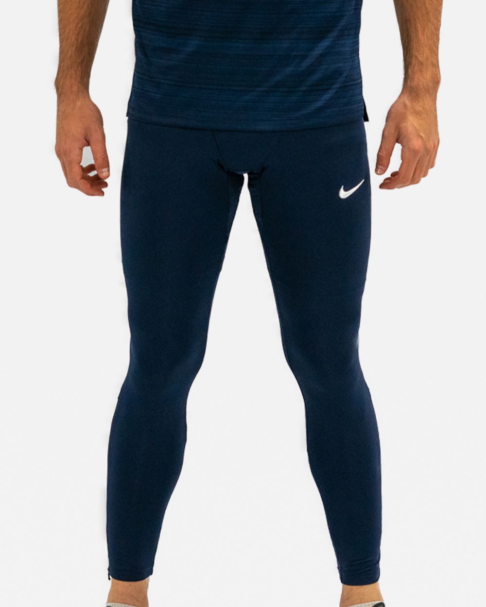 Collant de running Nike Stock pour Homme - NT0313-451 - Bleu Marine