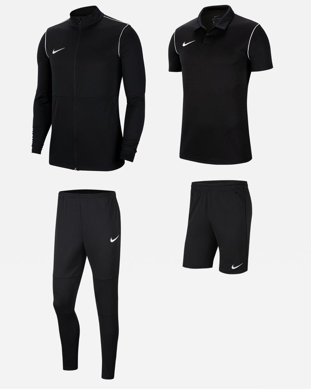 Kit Nike Park 20 for Men. Track suit Polo Shorts EKINSPORT