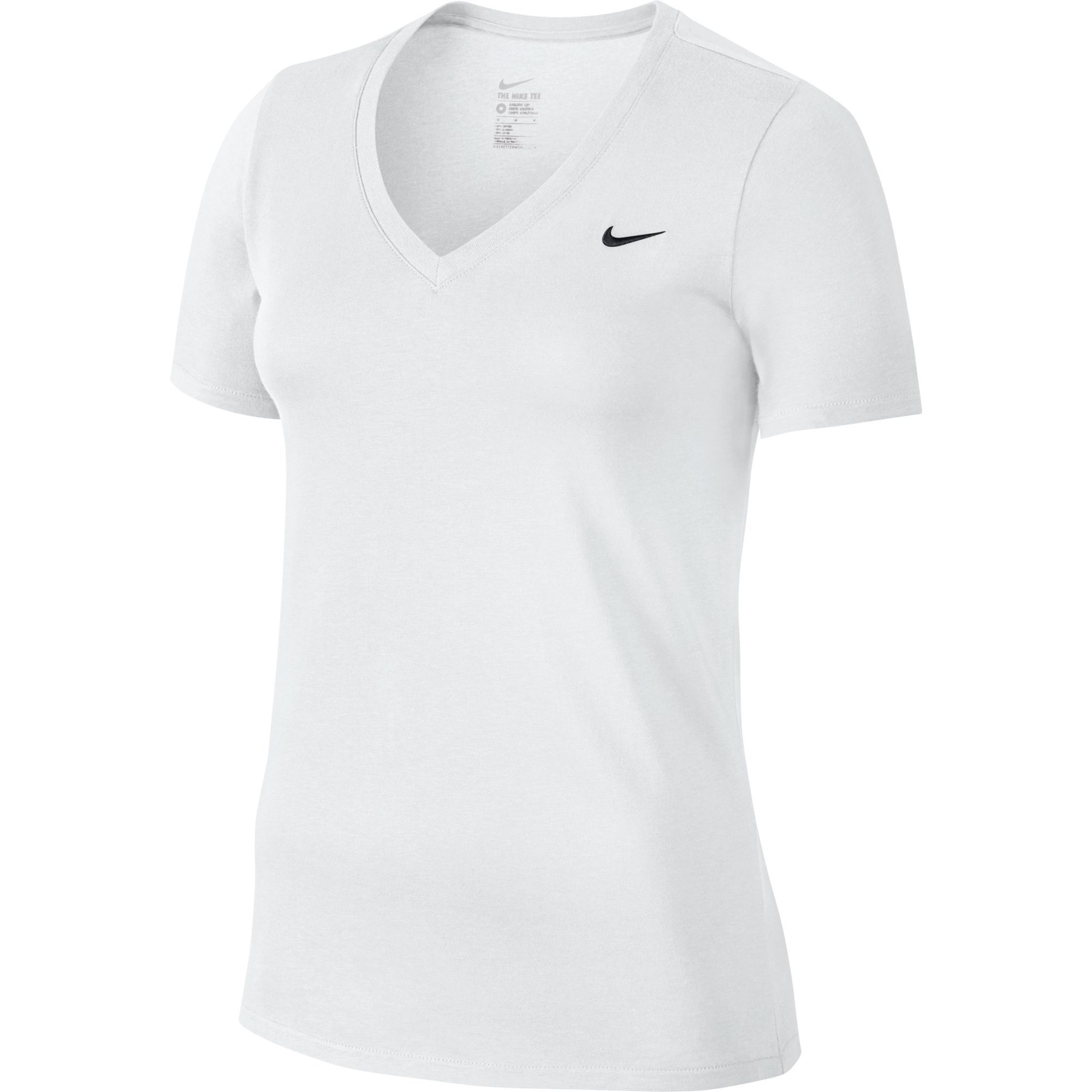 white nike v neck