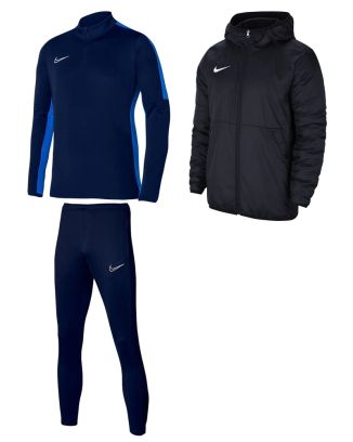 Ensemble Nike enfant Pack 3 pièces Haut 1/4 zip Academy 23 Pantalon de survêtement Academy 23 Veste doublée Team Fall DR1356 DR1676 CW6159