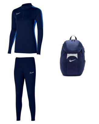 Ensemble Nike femme Pack 3 pièces Haut 1/4 zip Academy 23 Pantalon de survêtement Academy 23 Sac à dos Academy Team DR1354 DR1671 DV0761