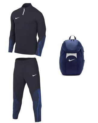 Ensemble Nike enfant Pack 3 pièces Haut 1/4 zip Strike 23 Pantalon de survêtement Strike 23 Sac à dos Academy Team Youth DR2304 DR2570 DA2571