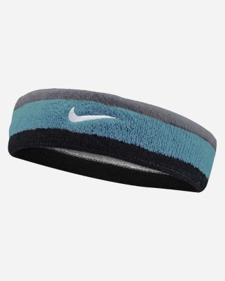 bandeau eponge nike swoosh headband gris unisexe ac2285 017
