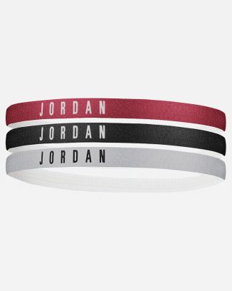 Lot de 3 bandeaux Nike Jordan Noir & Rouge