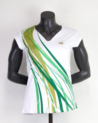 T-shirt Rolex Monte-Carlo Masters Verde para mulher