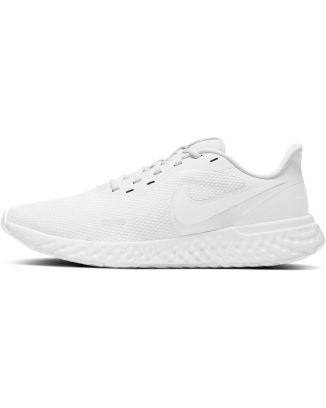 Chaussures Nike Revolution 5 blanches pour homme BQ3204-103