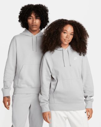 sweat capuche nike sportswear gris homme bv2654 077