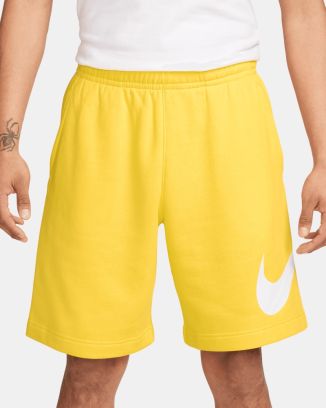 short nike sportswear jaune et blanc pour homme bv2721 718