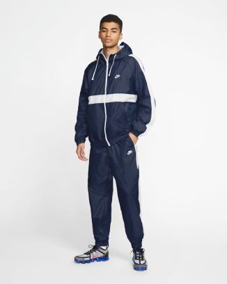 ensemble survetement nike sportswear bleu homme bv3025 411