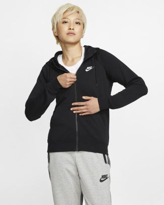 Kapuzenpullover Nike Sportswear Essential Schwarz für frau