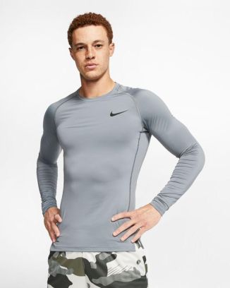 Maglia Tight Fit Nike Nike Pro Grigio Scuro per uomo