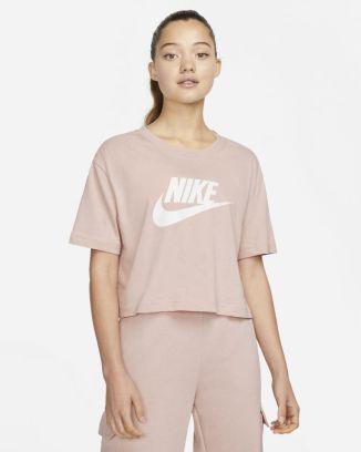tee shirt nike sportswear essential rose pour femme bv6175 601