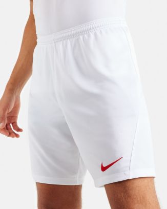 Short Nike Park III Blanc & Rouge pour homme