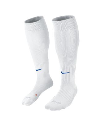 Calcetines de fútbol Nike Classic II Blanco y Azul Real para unisex