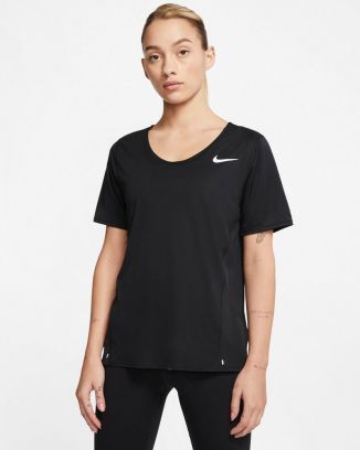 Maillot de running Nike City Sleek Noir pour Femme CJ9444-010
