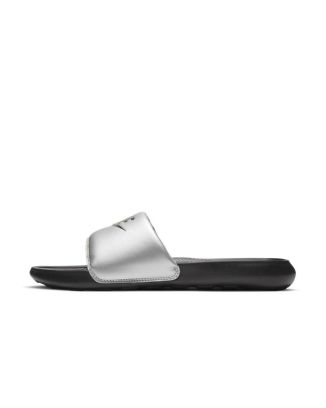 claquettes nike victori one noires grises pour femme cn9677 006