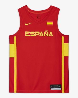 maillot basket espagne nike limited rouge pour homme cq0091 600