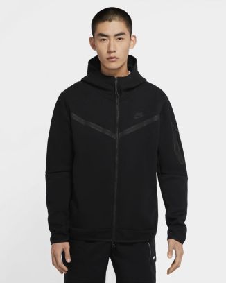 sweat a capuche nike sportswear tech fleece noir homme cu4489 010