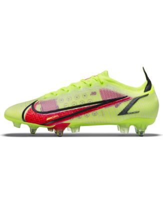 Chaussures de football Nike Mercurial Vapor 14 Elite SG Pro jaunes CV0988-760