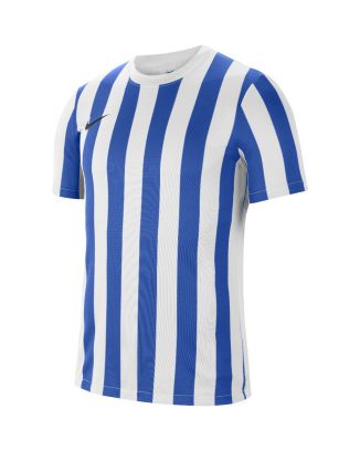 Maillot Nike Striped Division IV Blanc & Bleu Royal pour homme