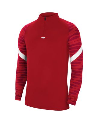 Haut d'entraînement ¼ zip Nike Strike 21 Rouge pour Homme CW5858-657