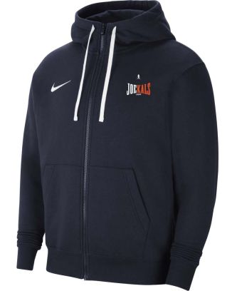 Hooded sweatshirt with zip Nike Joe Kals Navy Blue for men