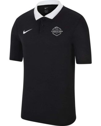 Camisa pólo Nike FC Nord Est Aubois Preto para criança