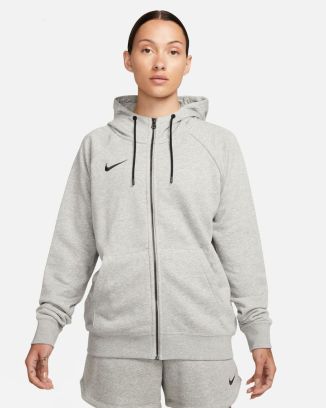 Sweat zippé à capuche Nike Team Club 20 gris clair pour Femme CW6955-063